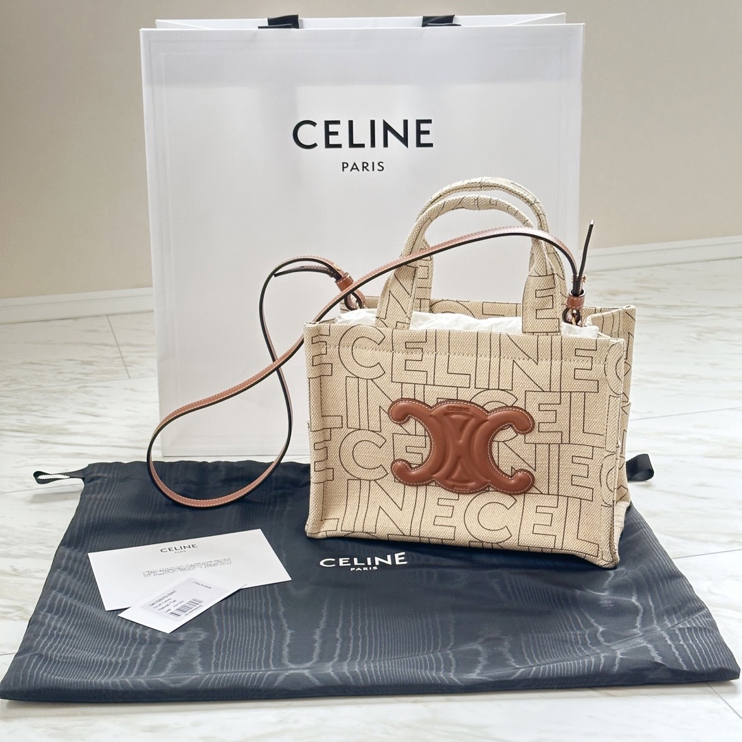 新品 Celine セリーヌ　スモールカバタイス