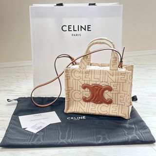 CELINE　セリーヌ　スモールカバタイス　テキスタイル　ハンドショルダーバッグ