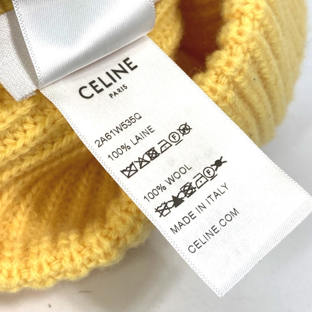 【正規品】CELINE ロゴ ウール ニット帽 ビーニー