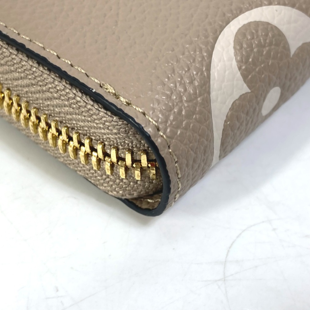 LOUIS VUITTON(ルイヴィトン)のルイヴィトン LOUIS VUITTON ジッピー・ウォレット M69794 モノグラムアンプラント ラウンドファスナー 長財布 モノグラムアンプラントレザー トゥルトレール クレーム ベージュ 美品 レディースのファッション小物(財布)の商品写真