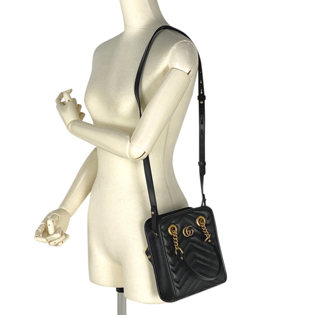 Gucci グッチ GGマーモント キルティング ミニバッグ レディース