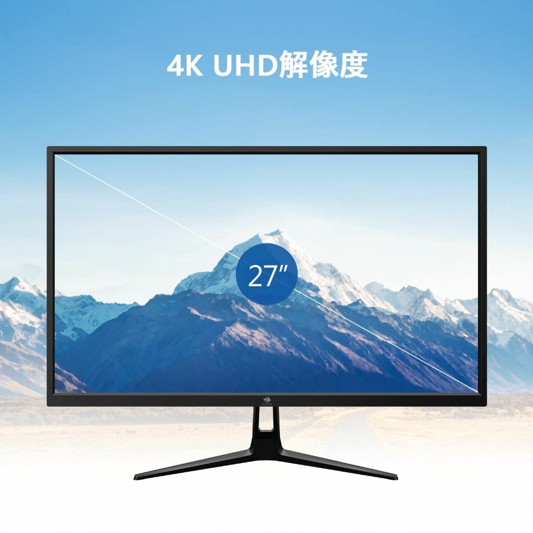 4K モニター 27インチ ディスプレイ LED ゲーミング UHD 3840x 4