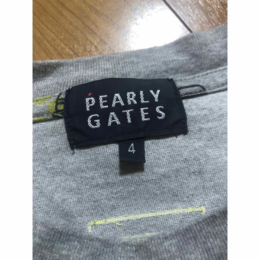 PEARLY GATES(パーリーゲイツ)のPEARLY GATES パーリーゲイツ メンズ半袖 Tシャツ　ゴルフ　サイズ4 スポーツ/アウトドアのゴルフ(ウエア)の商品写真