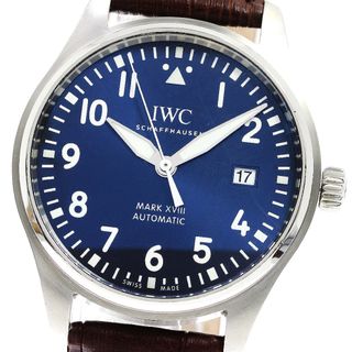 インターナショナルウォッチカンパニー(IWC)のIWC IWC SCHAFFHAUSEN IW327010 パイロットウォッチ マークXVIII デイト 自動巻き メンズ 箱・保証書付き_759074【ev15】(腕時計(アナログ))