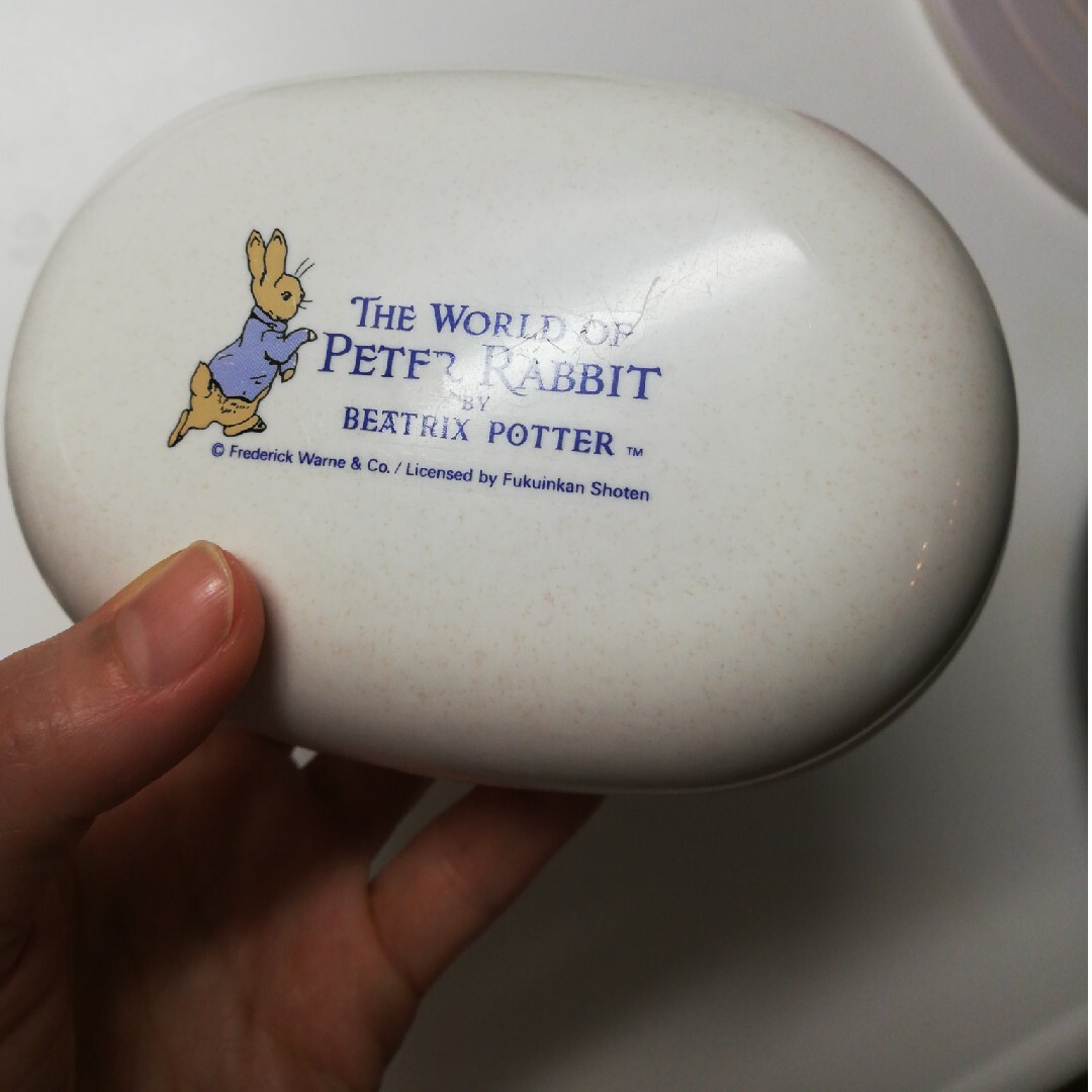 PETER RABBIT（TM）(ピーターラビット)のピーターラビット　ソープディッシュ エンタメ/ホビーのおもちゃ/ぬいぐるみ(キャラクターグッズ)の商品写真