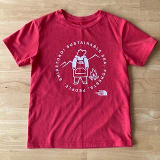 ノースフェイス(THE NORTH FACE) レッド 子供 Tシャツ/カットソー
