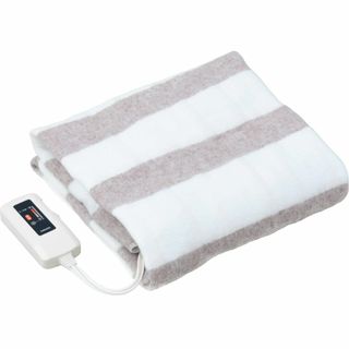 山善 電気毛布 電気敷毛布 130×80cm 丸洗い可能 ダニ退治機能 温度調節(その他)