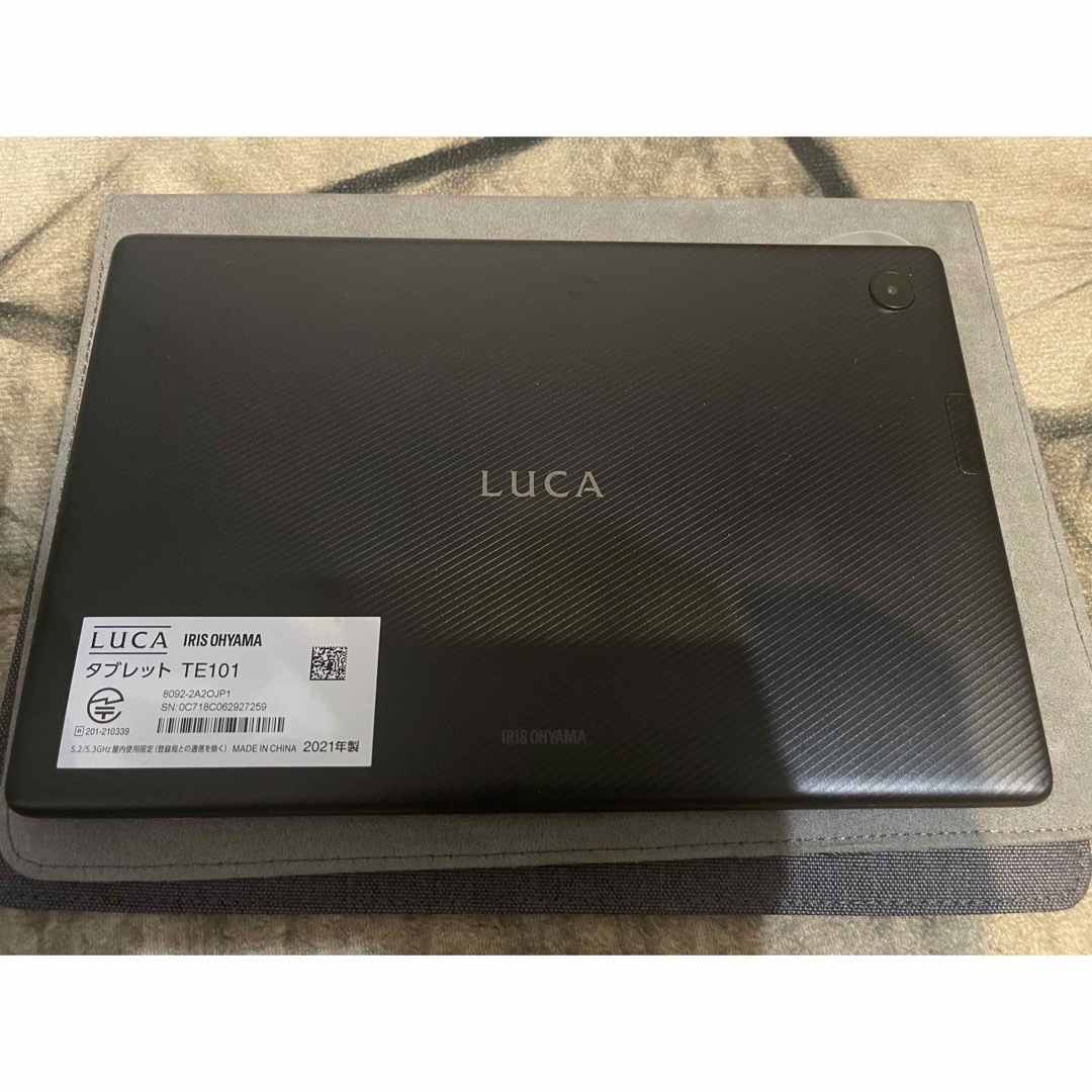 売り切り商品 IRIS タブレット LUCA TE101 ケース付き PC/タブレット