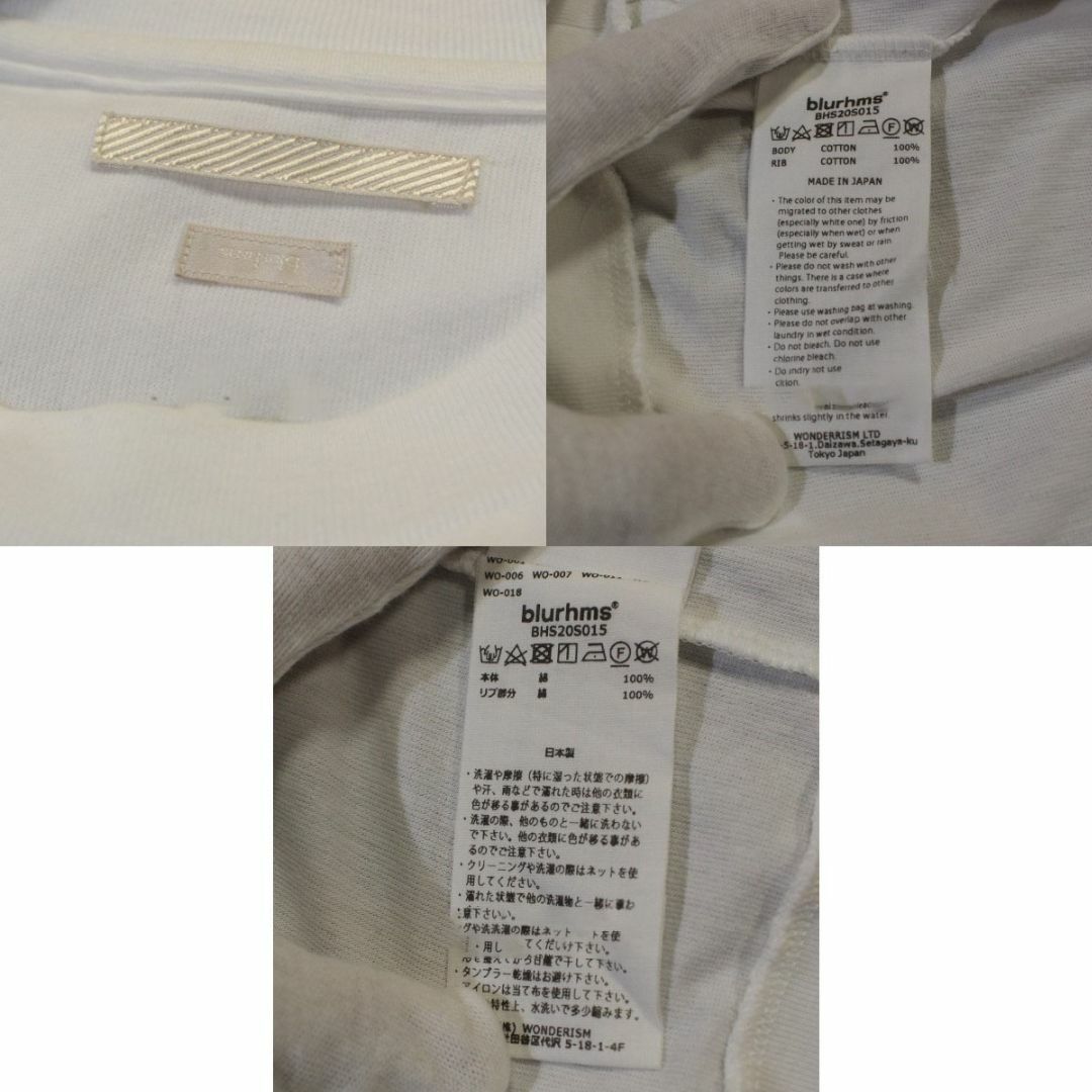 blurhms(ブラームス)の美品 blurhms ROOTSTOCK ブラームス ノースリーブ Tシャツ L メンズのトップス(Tシャツ/カットソー(半袖/袖なし))の商品写真