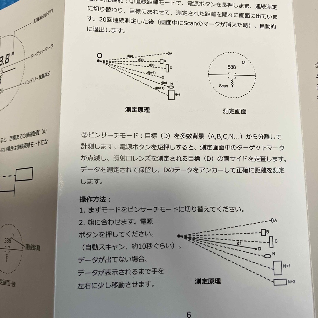 レーザー距離計 HONITA ゴルフ 距離計 レーザー距離計 チケットのスポーツ(ゴルフ)の商品写真