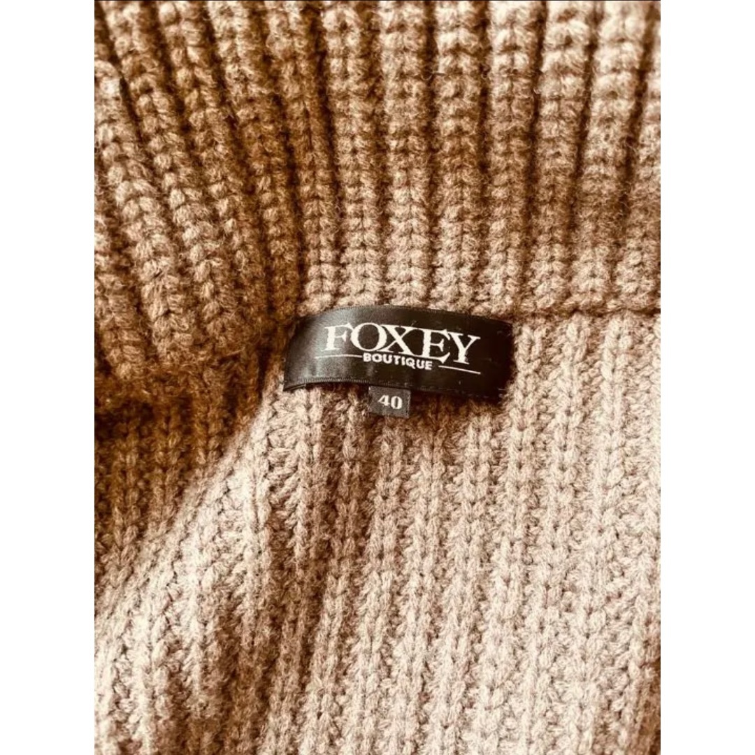 FOXEY(フォクシー)のFOXEY マガジン掲載カシミヤニットコートdaisylin     Foxey レディースのジャケット/アウター(ロングコート)の商品写真