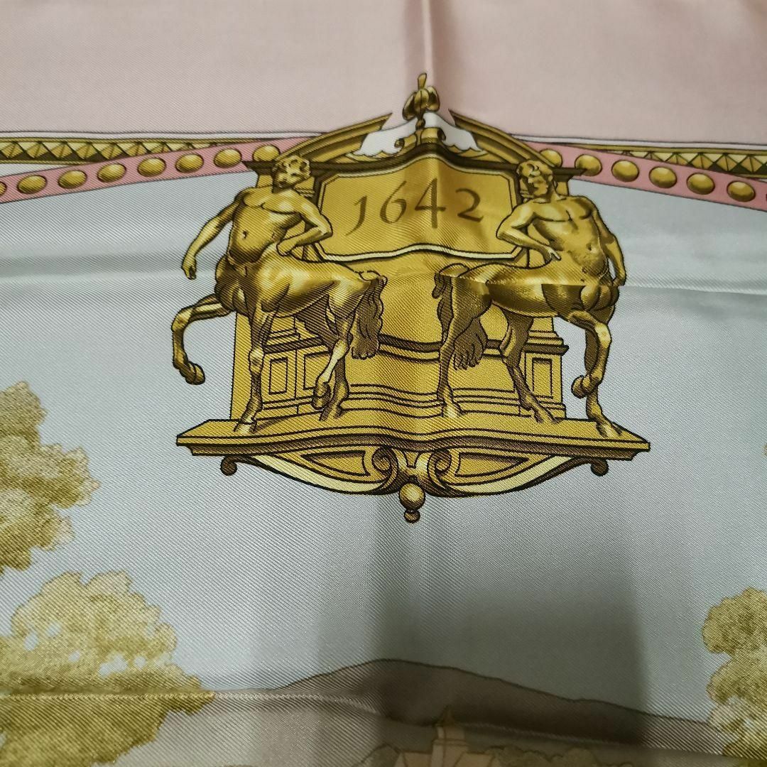 1010美品 エルメス HERMES スカーフ カレ シルク ヴィンテージ