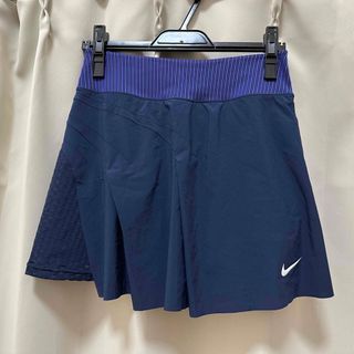 ナイキ(NIKE)の未使用　タグ付きナイキ テニス スカート 切替 アシンメトリー ネイビー系 M (ウェア)