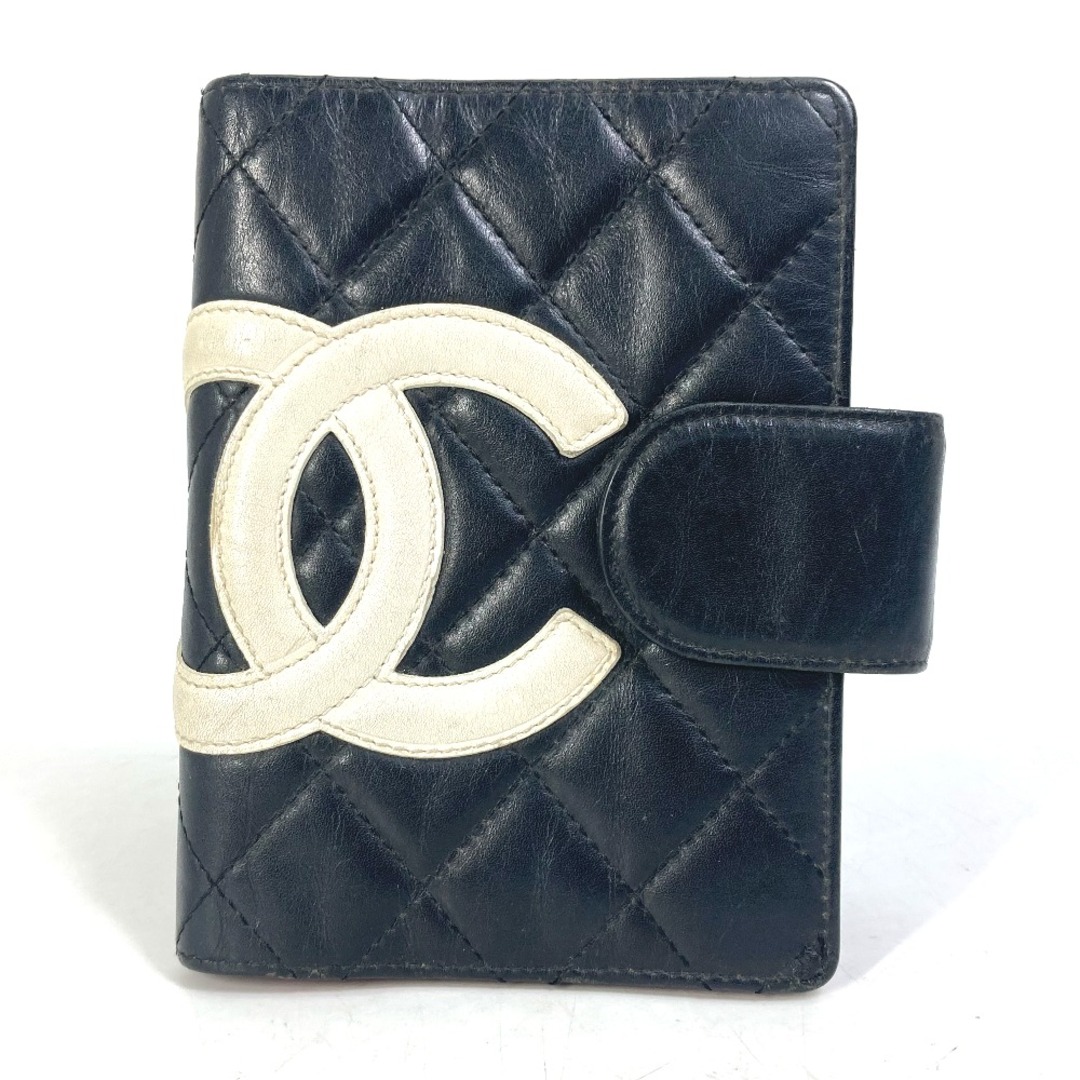 シャネル CHANEL カンボンライン A26727 CC ココマーク システム手帳 ステーショナリー 手帳カバー レザー ブラックのサムネイル