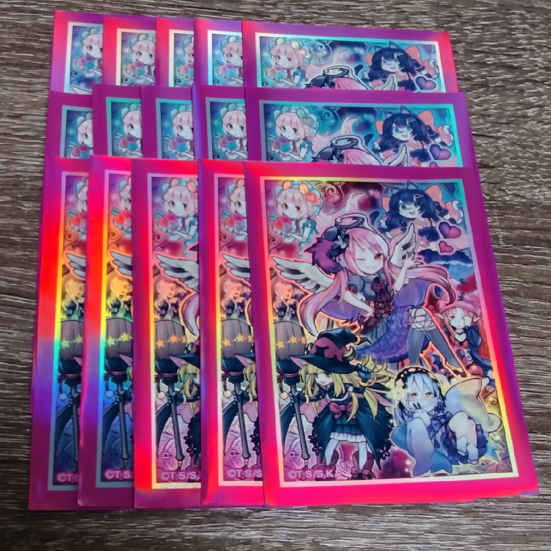 遊戯王(ユウギオウ)の【15枚】ゴーストリックの駄天使 スリーブ 遊戯王 エンタメ/ホビーのトレーディングカード(カードサプライ/アクセサリ)の商品写真
