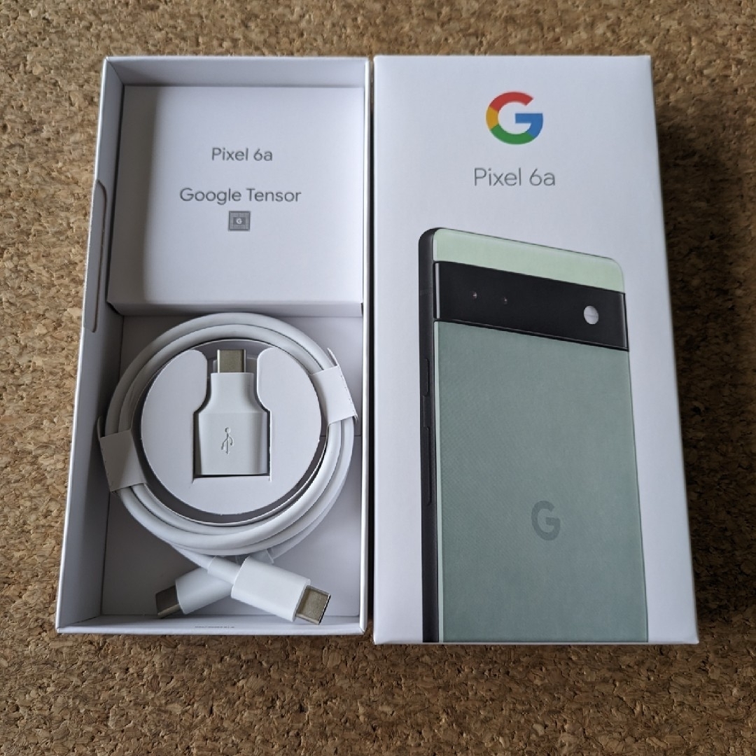 ヒート 【Spigenケース付き】Google Pixel 6a 128GB Sage | www