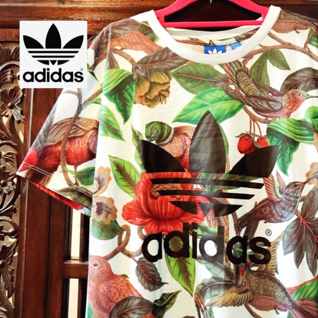 adidas - アディダス オリジナルス ファーム 鳥 花柄 Tシャツ ジャージ