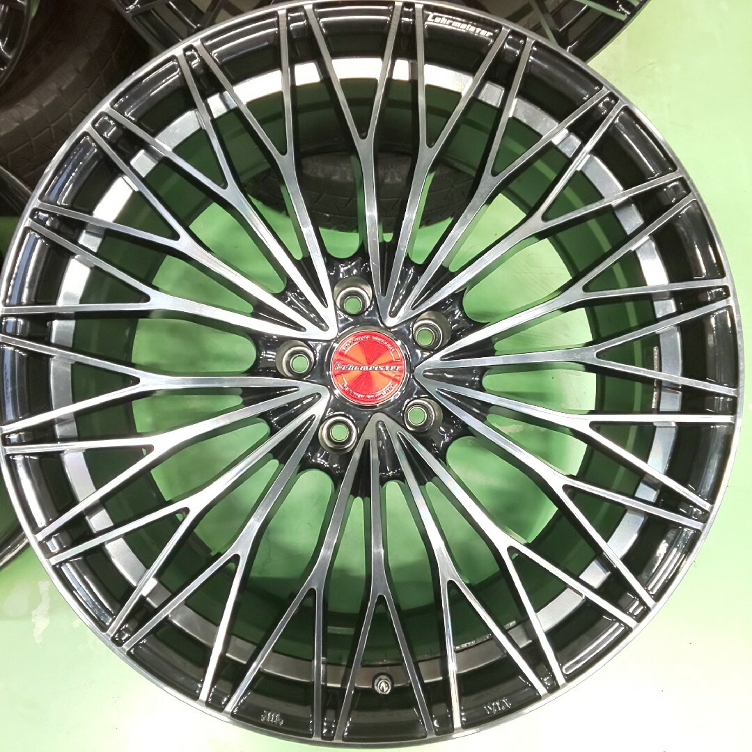 送料無料!美品レアマイスター20インチ×お車適合新品タイヤ付245/35R20等-
