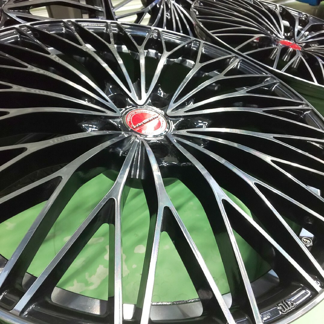 送料無料!美品レアマイスター20インチ×お車適合新品タイヤ付245/35R20等-