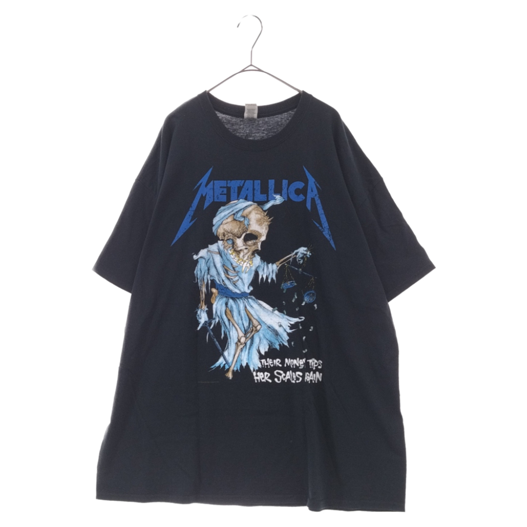 VINTAGE ヴィンテージ METALLICA And Justice For All メタリカ 現行ギルダンタグ バンド半袖Tシャツ ブラック半袖Tシャツ