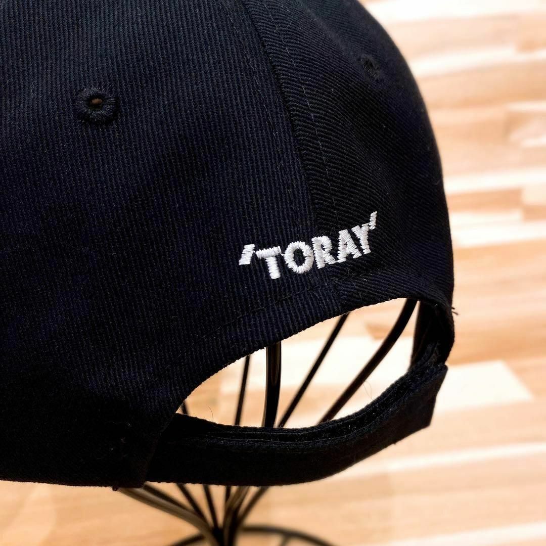 稀少【東レ】TORAY EXTHREADエクスレッド キャップ ライン 黒×白