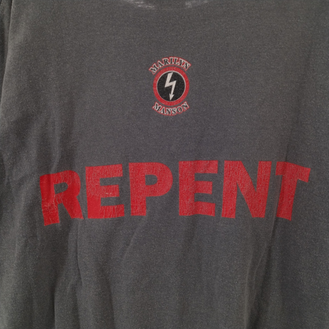 VINTAGE ヴィンテージ MARILYN MANSON REPENT Vintage T-shirt マリリン・マンソン レペントゥ ヴィンテージ Tシャツ グレー半袖Tシャツ 4