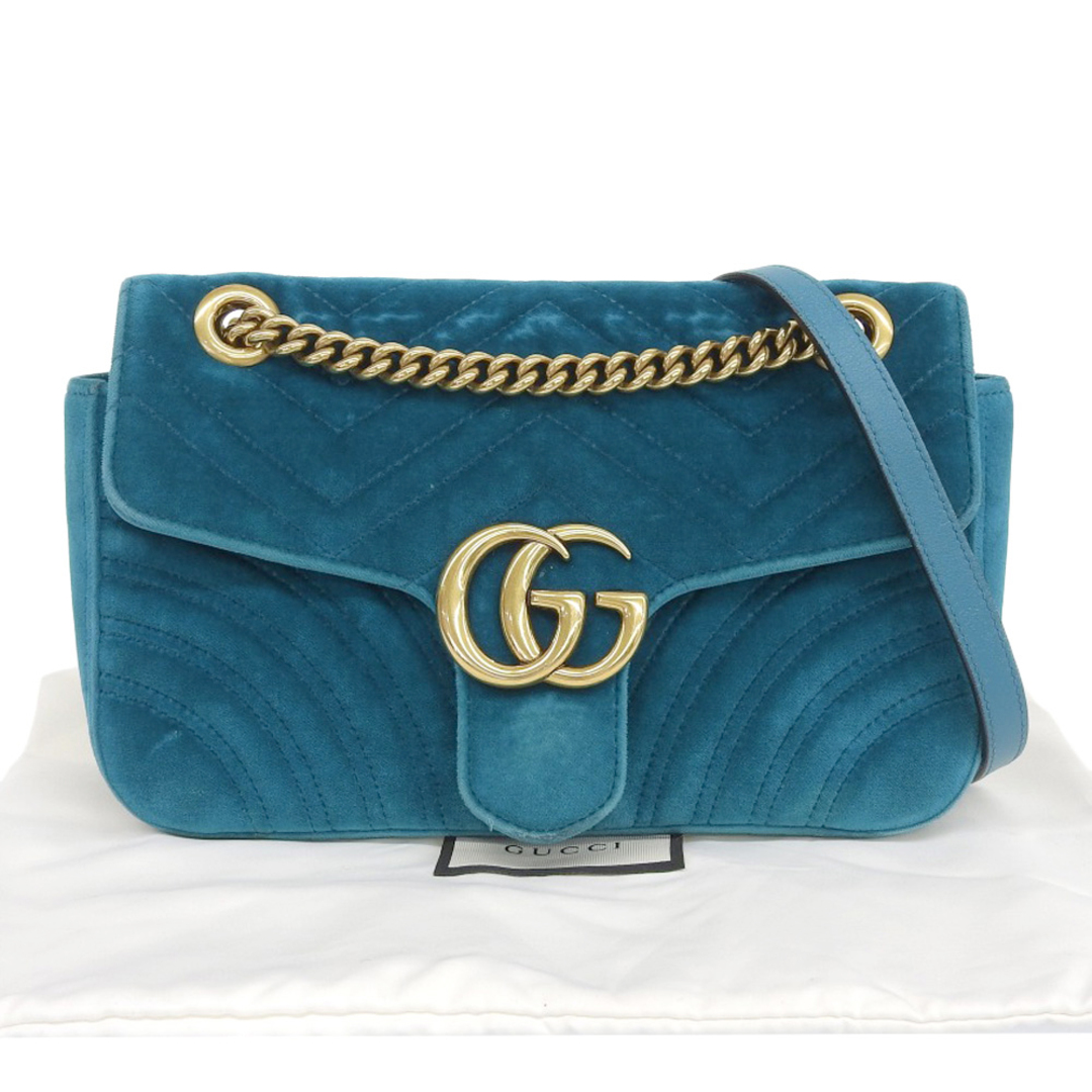 Gucci - 【本物保証】 布袋付 グッチ GUCCI GGマーモント ロゴ