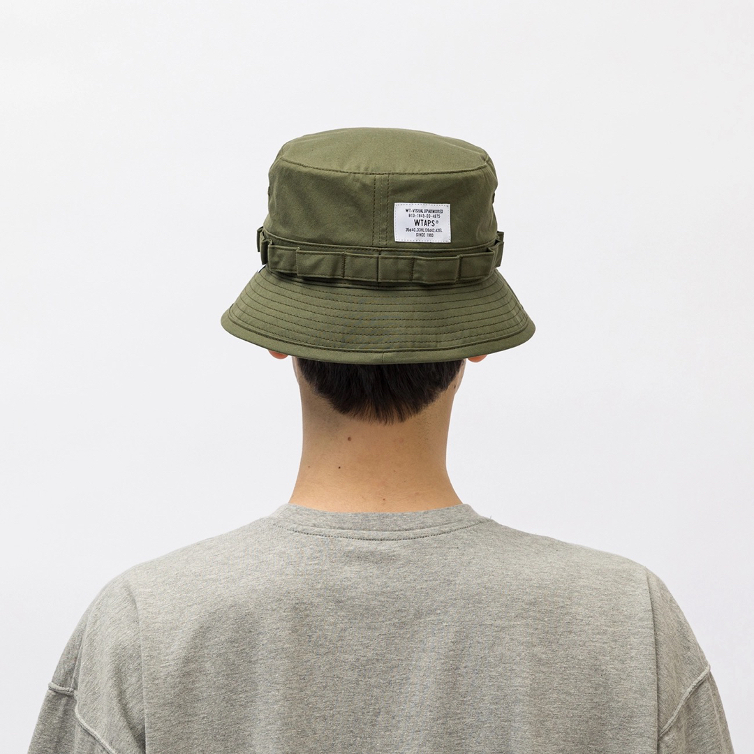 W)taps(ダブルタップス)のWTAPS JUNGLE01/HAT/COTTON.WEATHER オリーブXL メンズの帽子(ハット)の商品写真