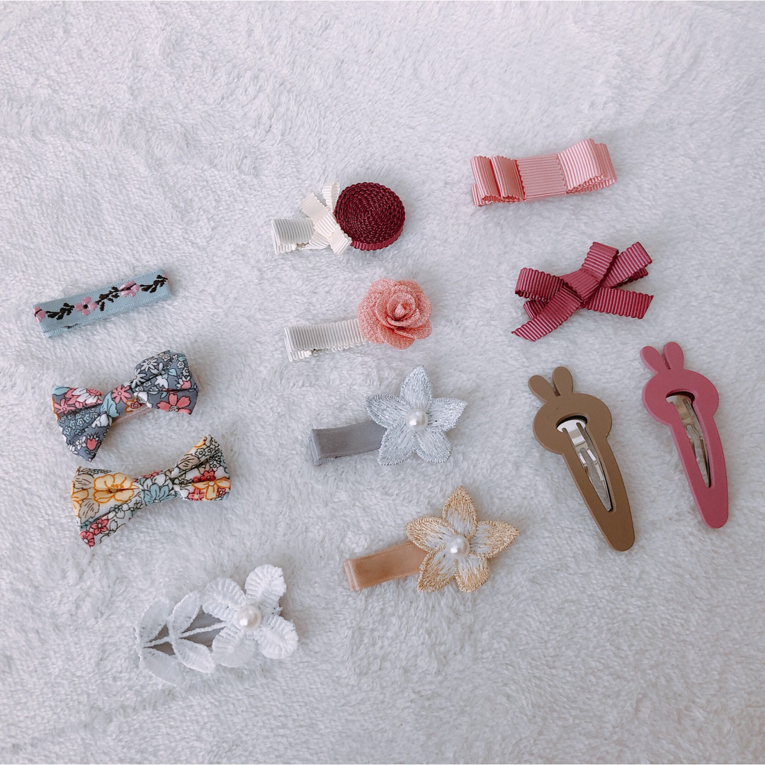 tete a tete(テータテート)のキッズ ヘアピンセット / 新品 12個セット ♪ キッズ/ベビー/マタニティのこども用ファッション小物(その他)の商品写真