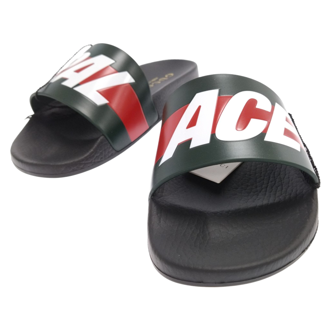 Gucci - GUCCI グッチ 22AW ×PALACE Logo Web Sandal パレス ロゴ