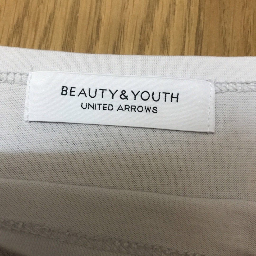 BEAUTY&YOUTH UNITED ARROWS(ビューティアンドユースユナイテッドアローズ)のBEAUTY&YOUTH UNITED ALLOWS ボートネック半袖カットソー レディースのトップス(カットソー(半袖/袖なし))の商品写真