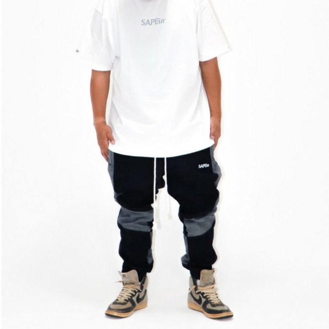 SAPEur☆DENIM TRACK PANTSサプールデニムトラックパンツLの通販 SAPEur☆DENIM TRACK PANTSサプールデニムトラックパンツLの通販