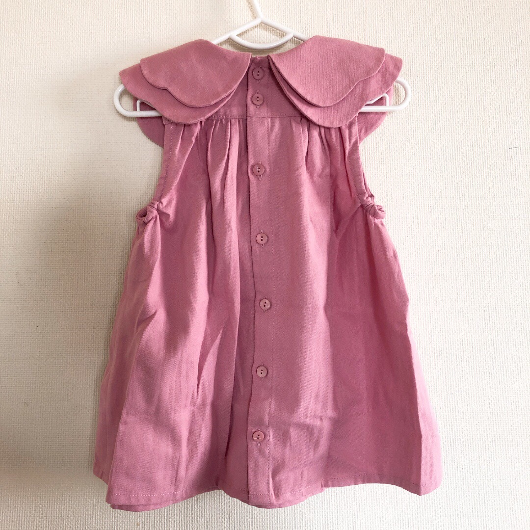 coeur a coeur(クーラクール)のキムラタン　ノースリーブ　ワンピース キッズ/ベビー/マタニティのキッズ服女の子用(90cm~)(ワンピース)の商品写真