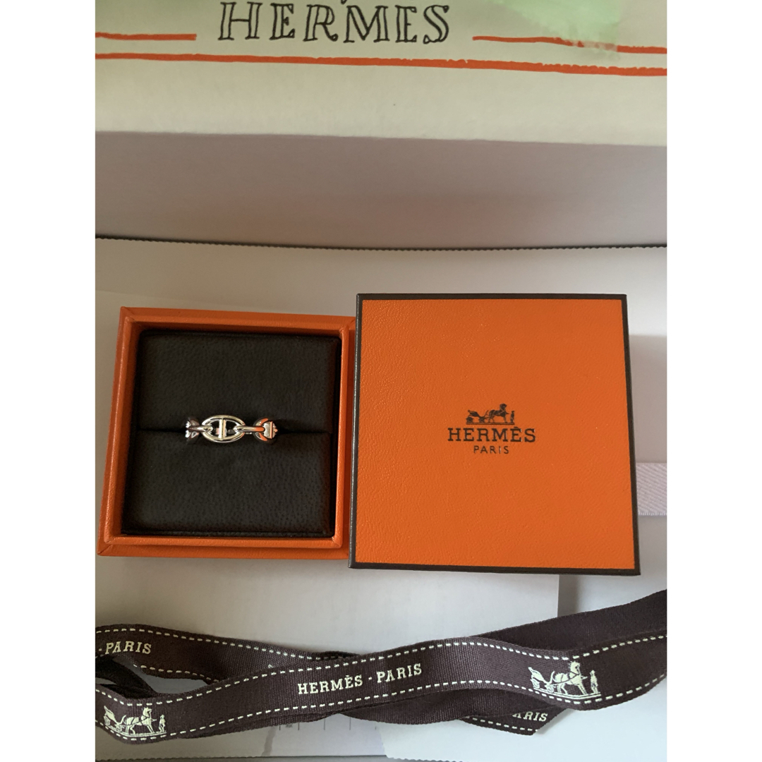 Hermes(エルメス)の新品未使用　エルメス　シェーヌダンクル　アンシェネ　リング　メンズサイズ59 メンズのアクセサリー(リング(指輪))の商品写真