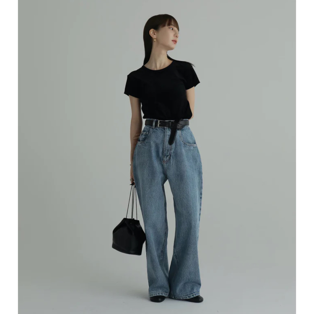 louren  highwaist vintagelikeボーイフレンド　デニム レディースのパンツ(デニム/ジーンズ)の商品写真