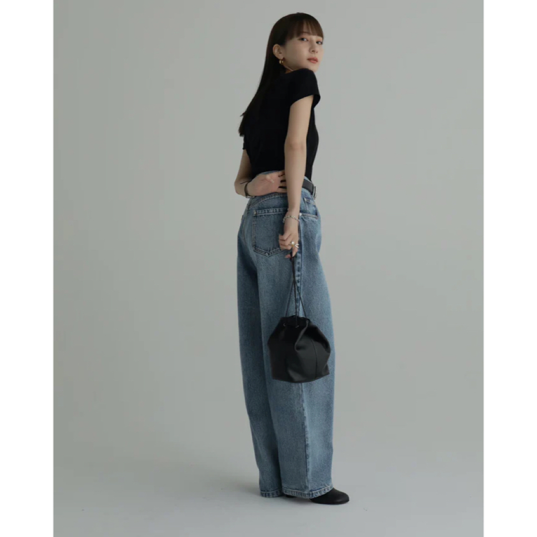 louren  highwaist vintagelikeボーイフレンド　デニム レディースのパンツ(デニム/ジーンズ)の商品写真