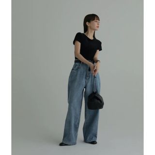 louren  highwaist vintagelikeボーイフレンド　デニム(デニム/ジーンズ)