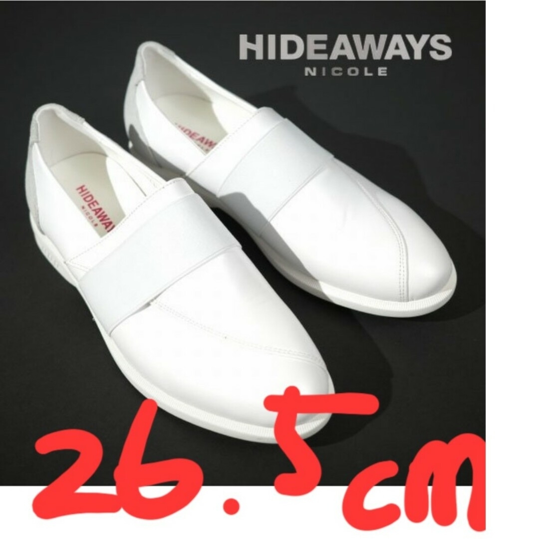 HIDEAWAY(ハイダウェイ)の定価1.5万‼️HIDEAWAYS NICOLE レザーバンドシューズ 新品 メンズの靴/シューズ(スリッポン/モカシン)の商品写真