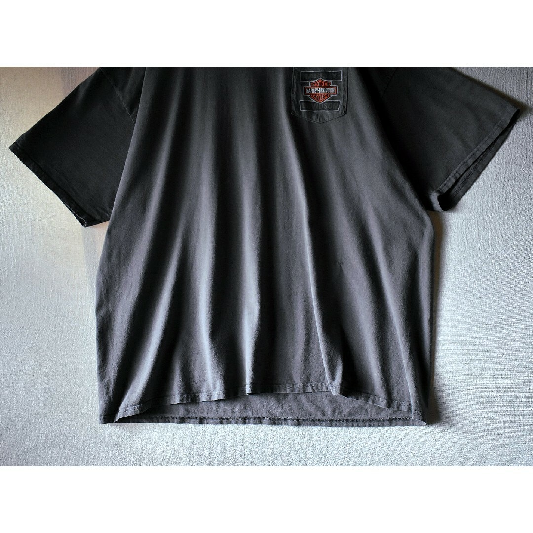 ★ハーレーダビットソン 両面ロゴ ビッグサイズ アースカラーポケットTシャツ 6