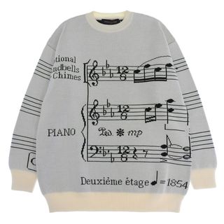 Louis Vuitton Louis Vuitton Partition Intarsia Crewneck by Virgil Abloh