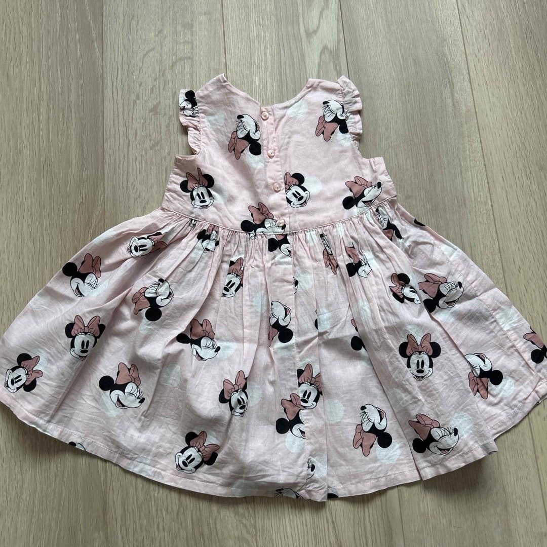 H&M(エイチアンドエム)のミニーちゃんワンピース キッズ/ベビー/マタニティのキッズ服女の子用(90cm~)(ワンピース)の商品写真