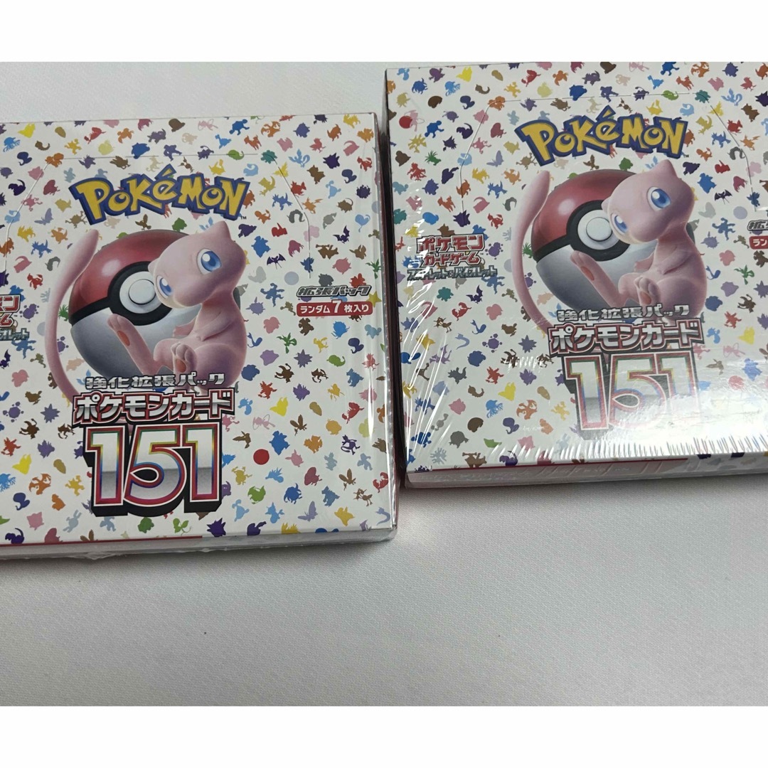 ポケモンカード151 未開封シュリンク付き２box