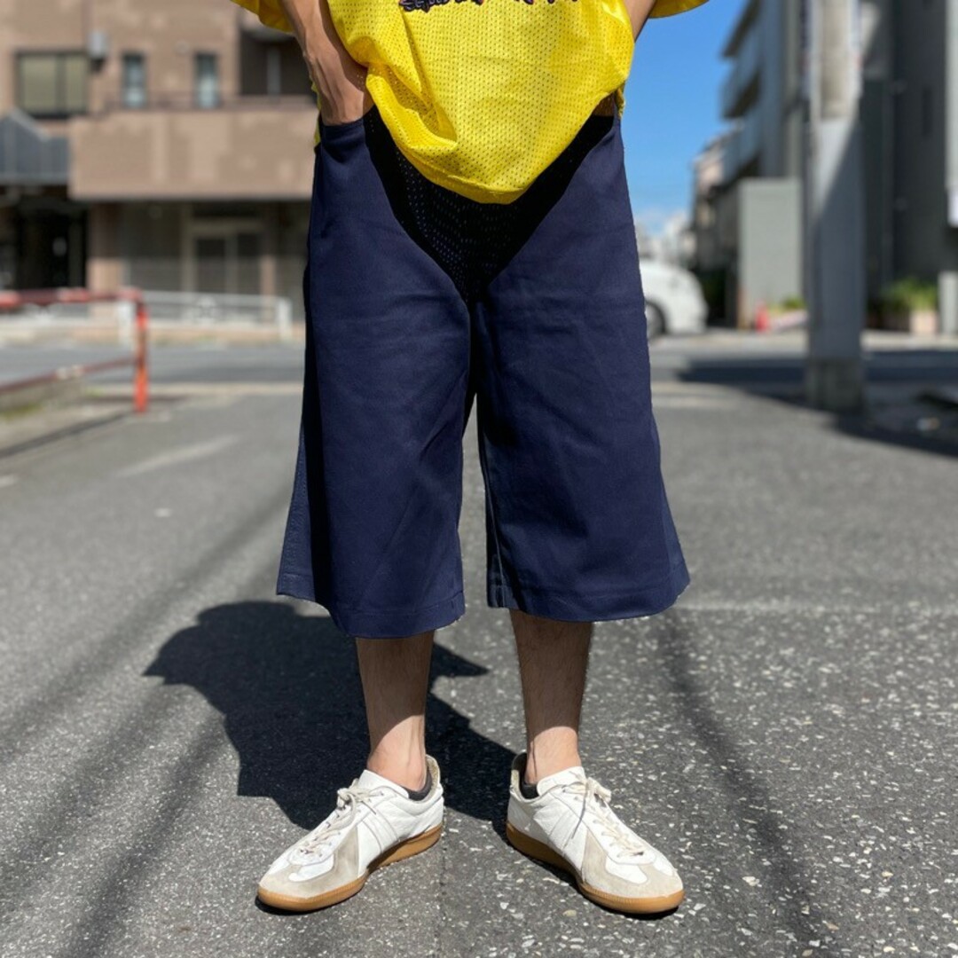 00's Deadstock PATSODO JEANS バギー ショートパンツ ワーク 刺繍 ヒップホップパンツ ショーツ ネイビー サイズ：W31 デッドストック 【新古品】 1