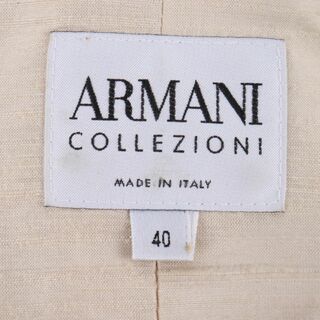 ARMANI COLLEZIONI - アルマーニコレッツォーニ ノーカラージャケット 