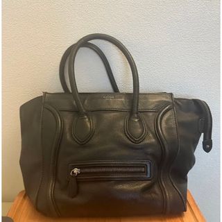 セリーヌ(celine)のセリーヌ　ラゲージ マイクロ  ドラムドカーフスキン(ハンドバッグ)