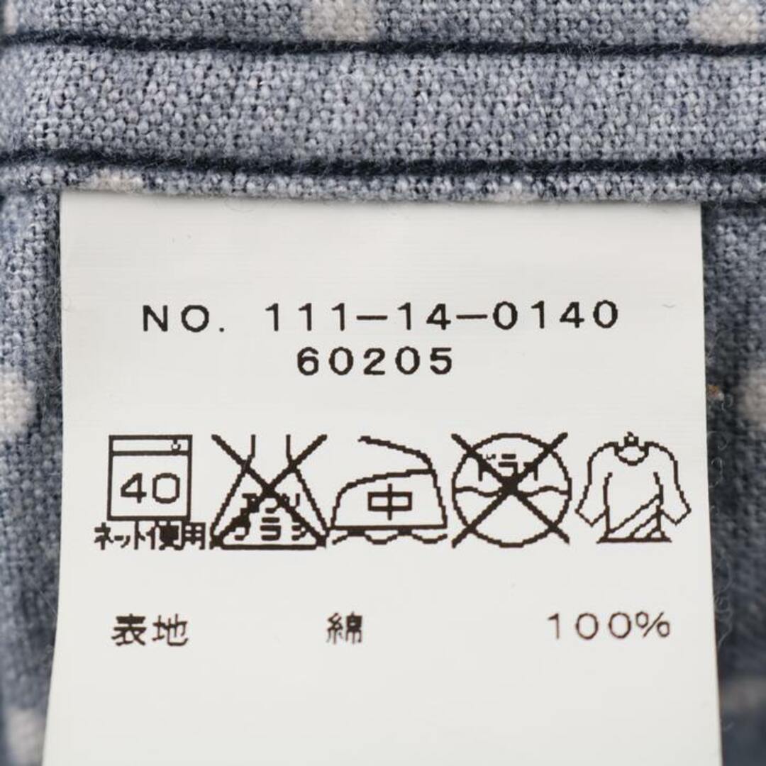 SHIPS(シップス)のシップス シャツ 長袖 水玉 オーセンティックプロダクツ トップス コットン100% 日本製 メンズ Sサイズ ネイビー SHIPS メンズのトップス(シャツ)の商品写真