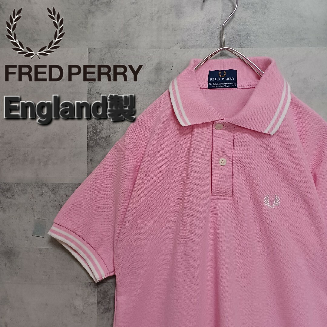 FRED PERRY フレッドペリー レディース ポロシャツ ピンク M