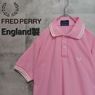 フレッドペリー(FRED PERRY)のFRED PERRY フレッドペリー レディース ポロシャツ ピンク M(ポロシャツ)