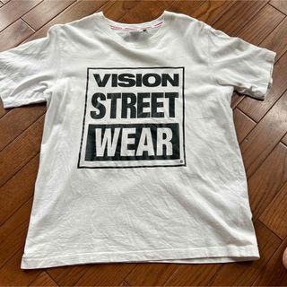 ヴィジョン ストリート ウェア(VISION STREET WEAR)の白　Tシャツ　メンズサイズL ヴィジョンストリート(Tシャツ/カットソー(半袖/袖なし))