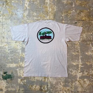 ジャージーズ(JERZEES)の80s ジャージーズ×ラッセル　カレッジロゴtシャツ USA製 XL グレー(Tシャツ/カットソー(半袖/袖なし))